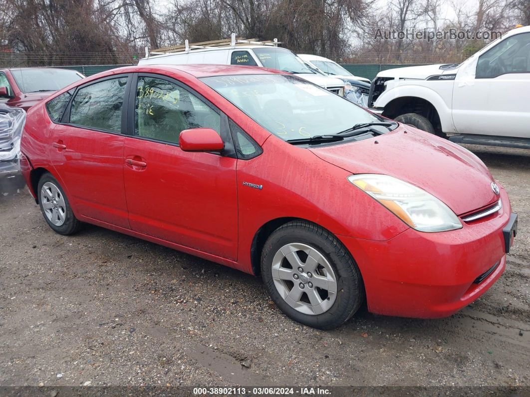 2007 Toyota Prius   Red vin: JTDKB20U977660718