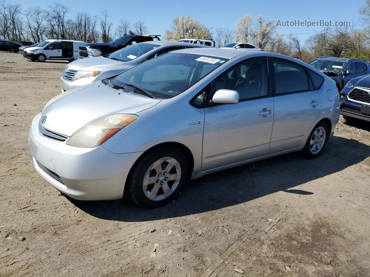 2007 Toyota Prius  Серебряный vin: JTDKB20U977679866