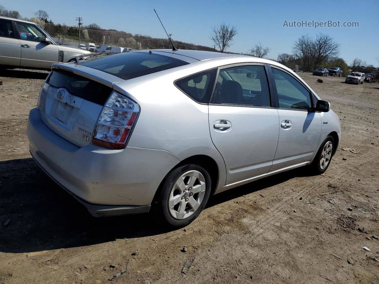 2007 Toyota Prius  Silver vin: JTDKB20U977679866