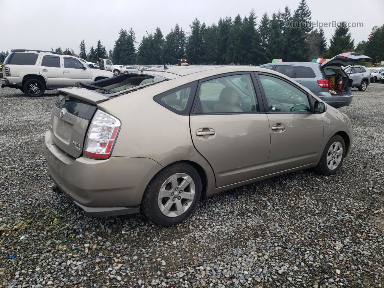 2008 Toyota Prius  Beige vin: JTDKB20U983370164