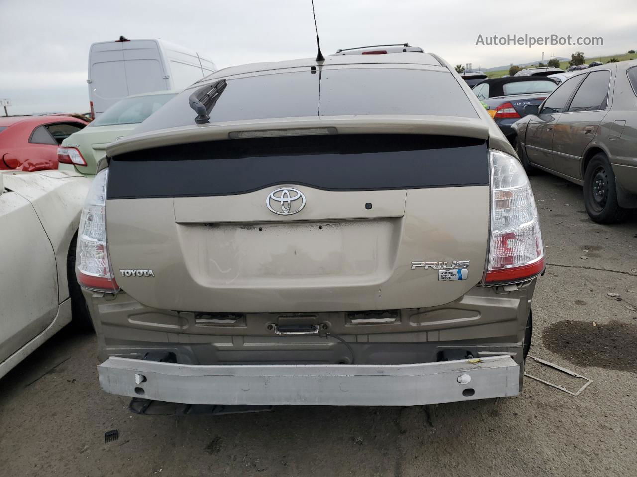 2008 Toyota Prius  Gold vin: JTDKB20U987695003