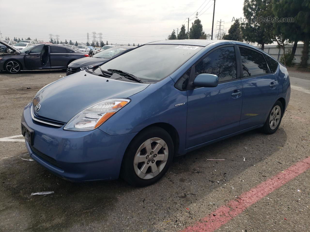 2008 Toyota Prius  Blue vin: JTDKB20U987712530