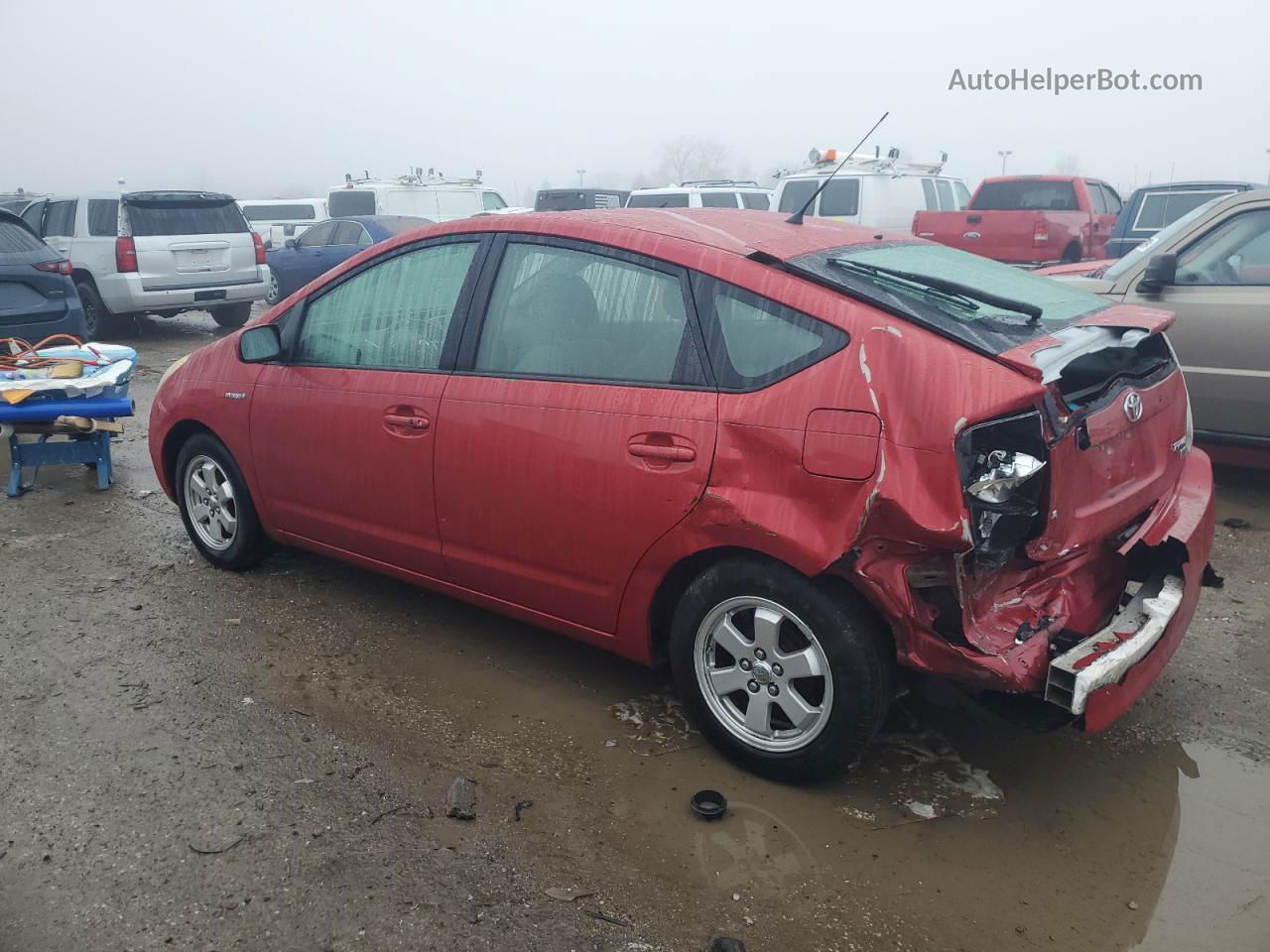 2007 Toyota Prius  Red vin: JTDKB20UX73230624