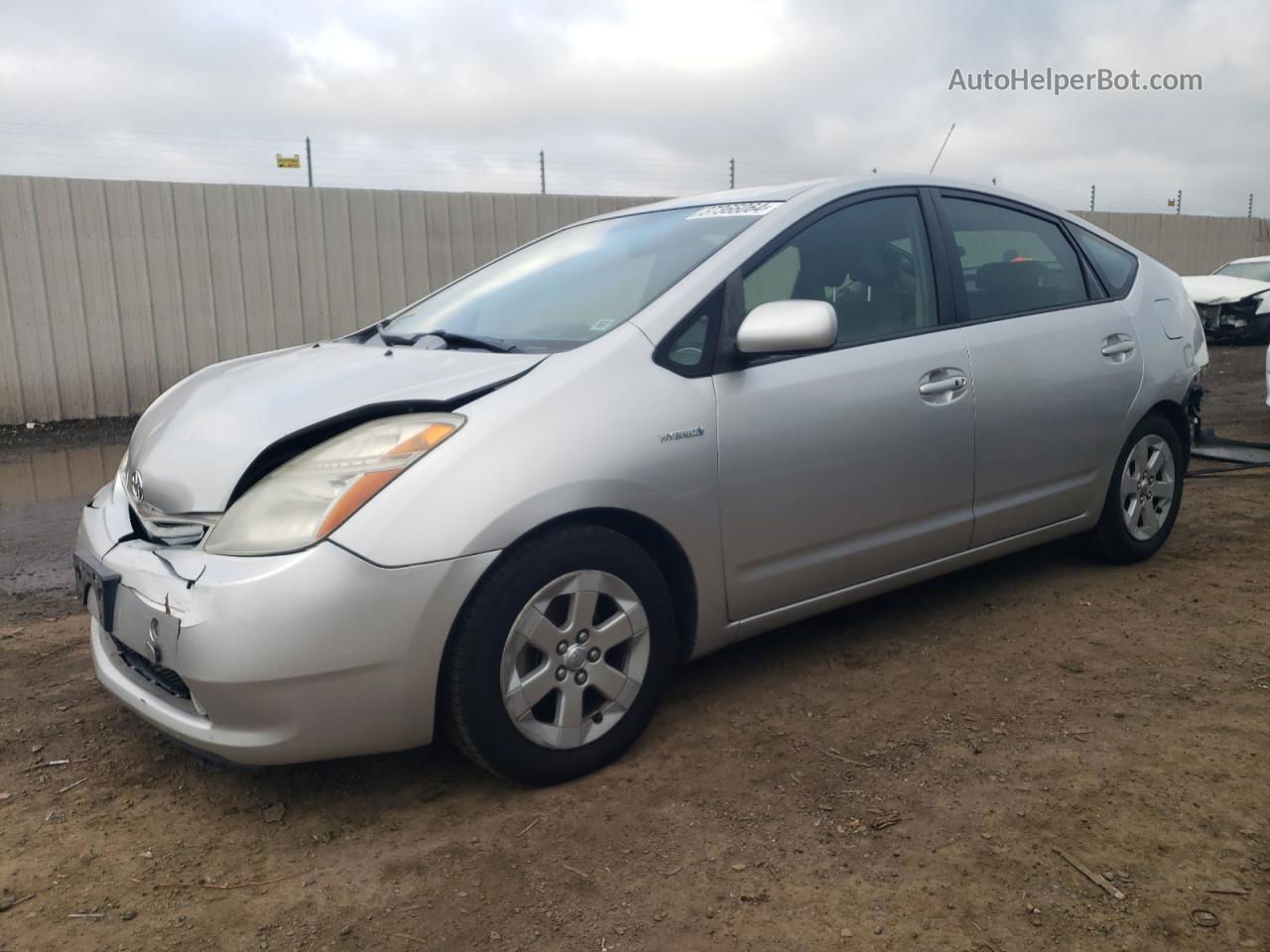 2007 Toyota Prius  Серебряный vin: JTDKB20UX73236715