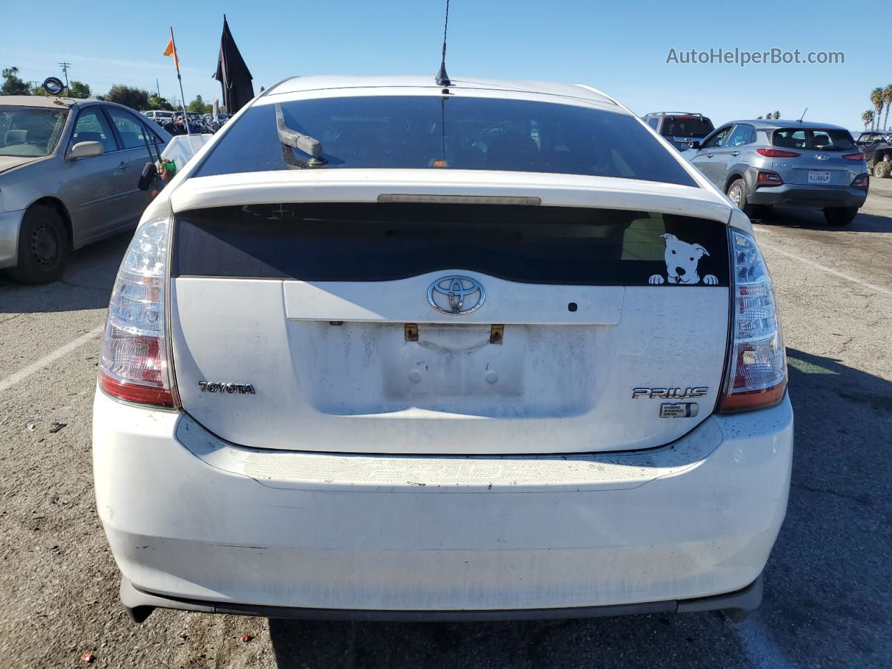 2008 Toyota Prius  White vin: JTDKB20UX83458723