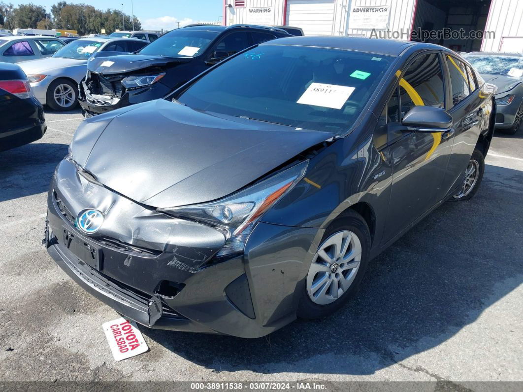 2016 Toyota Prius Two Gray vin: JTDKBRFU0G3509287