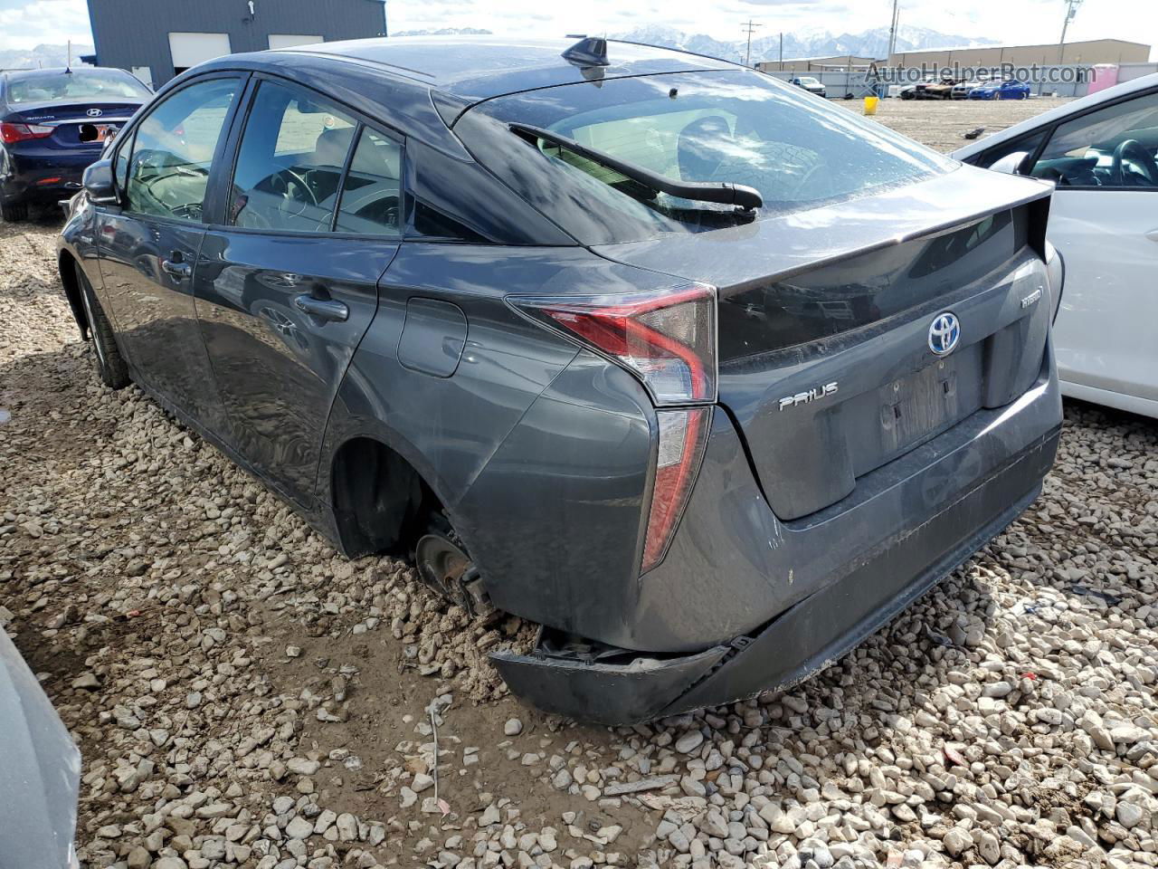 2017 Toyota Prius  Серый vin: JTDKBRFU0H3036850