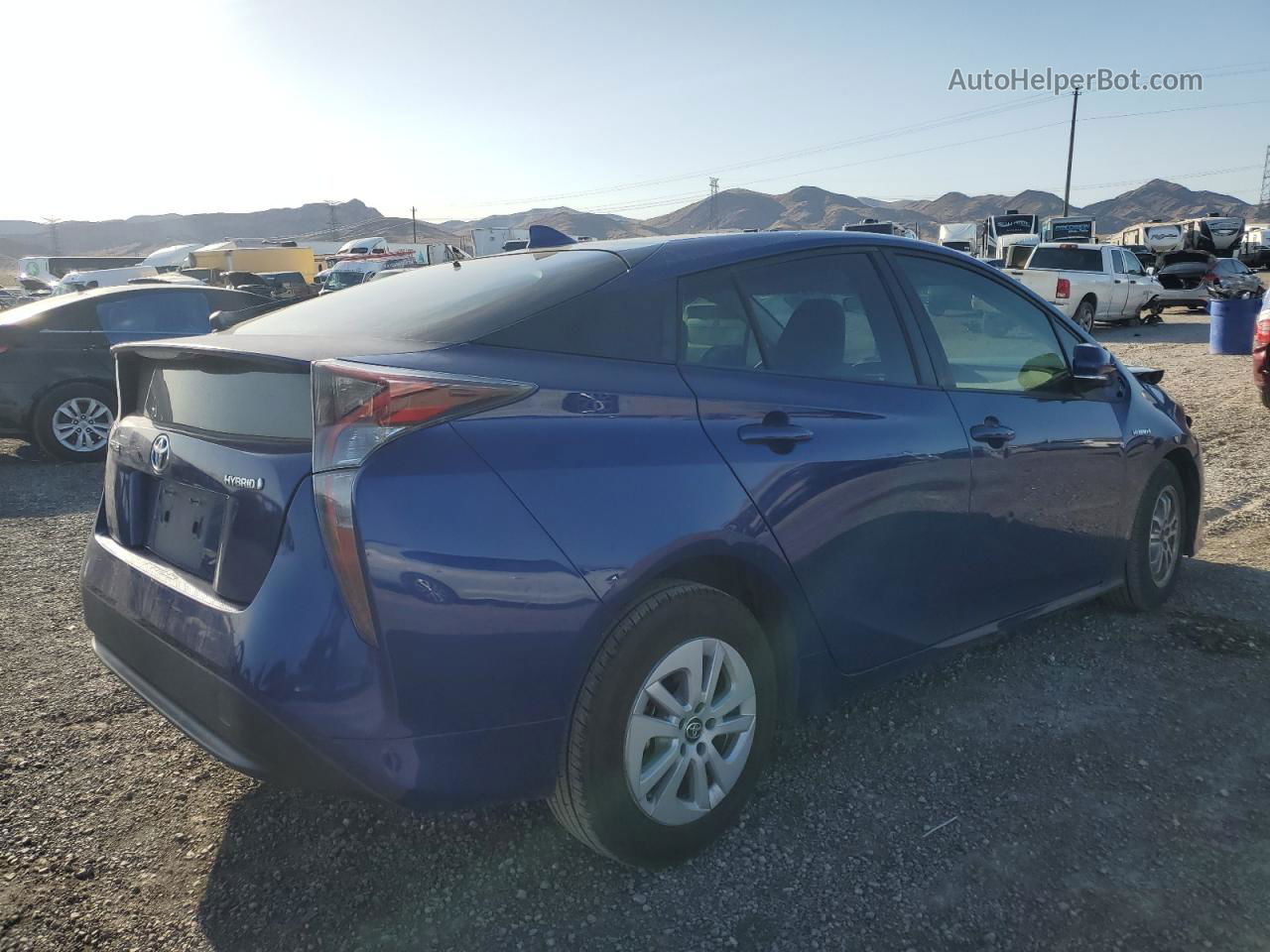 2016 Toyota Prius  Blue vin: JTDKBRFU5G3504666