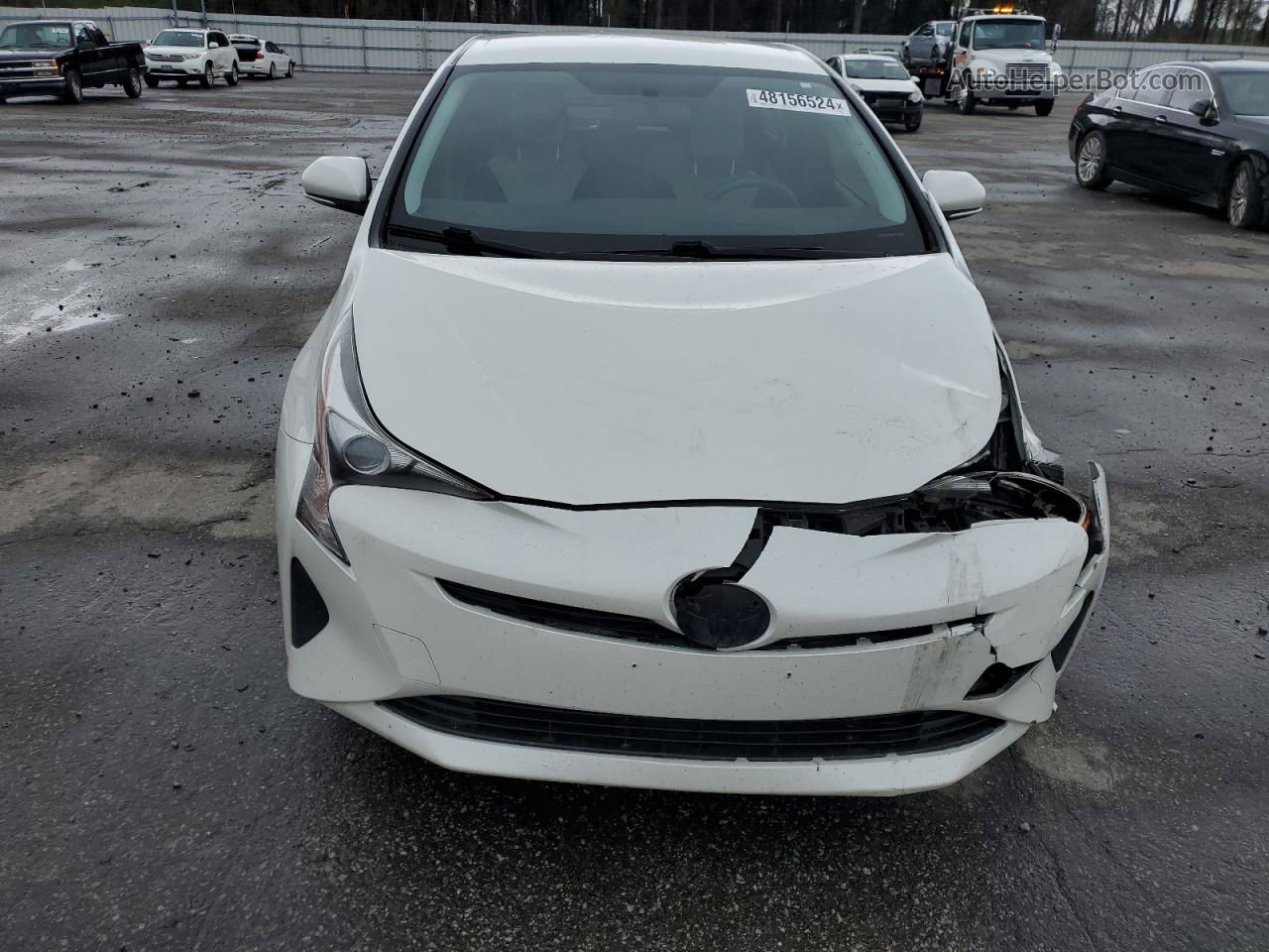 2016 Toyota Prius  White vin: JTDKBRFU6G3021784