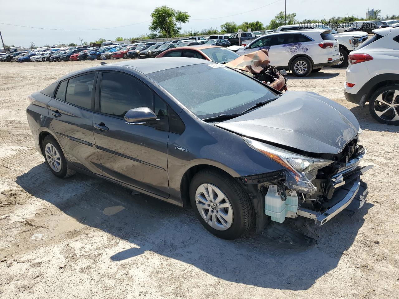 2016 Toyota Prius  Gray vin: JTDKBRFU6G3022711