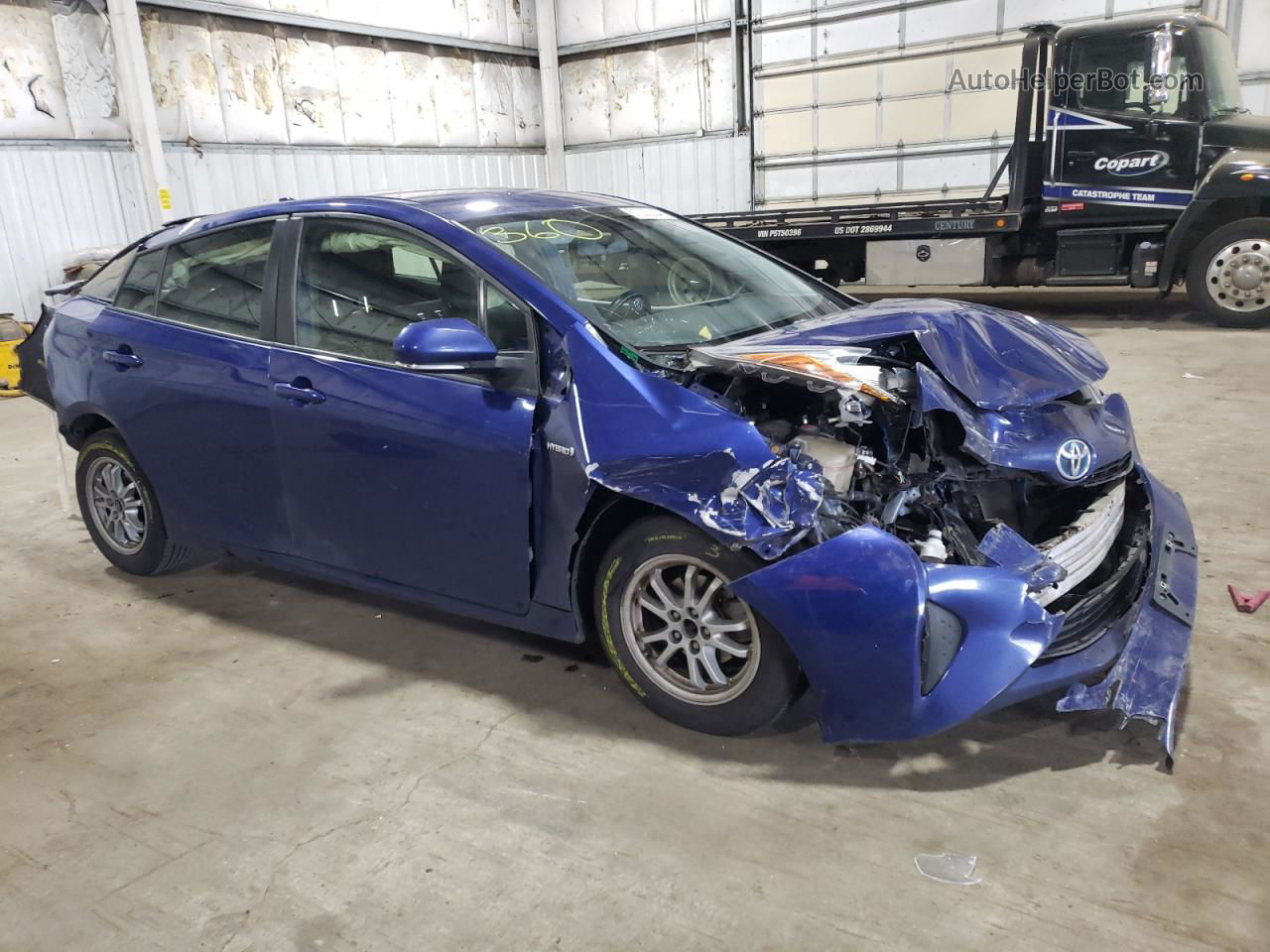 2016 Toyota Prius  Blue vin: JTDKBRFU6G3502621