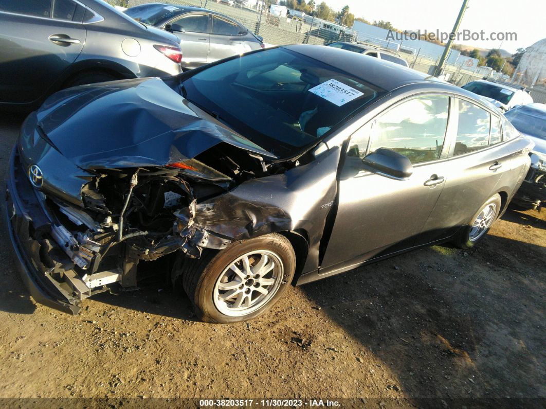 2016 Toyota Prius Two Gray vin: JTDKBRFU7G3003634