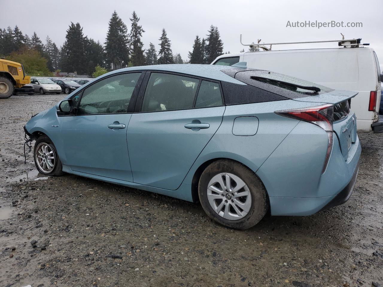 2017 Toyota Prius  Blue vin: JTDKBRFU8H3542149