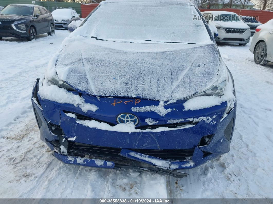 2017 Toyota Prius One Blue vin: JTDKBRFU9H3557971