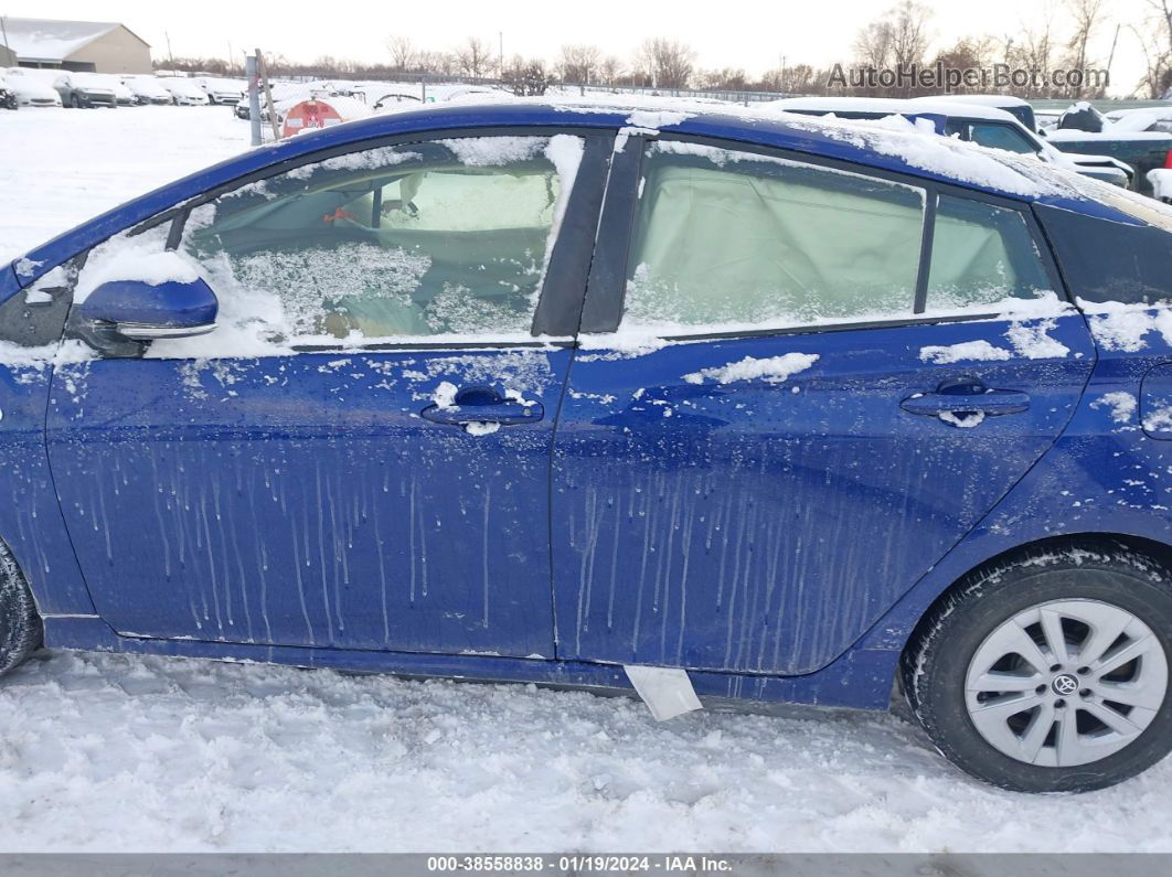 2017 Toyota Prius One Blue vin: JTDKBRFU9H3557971