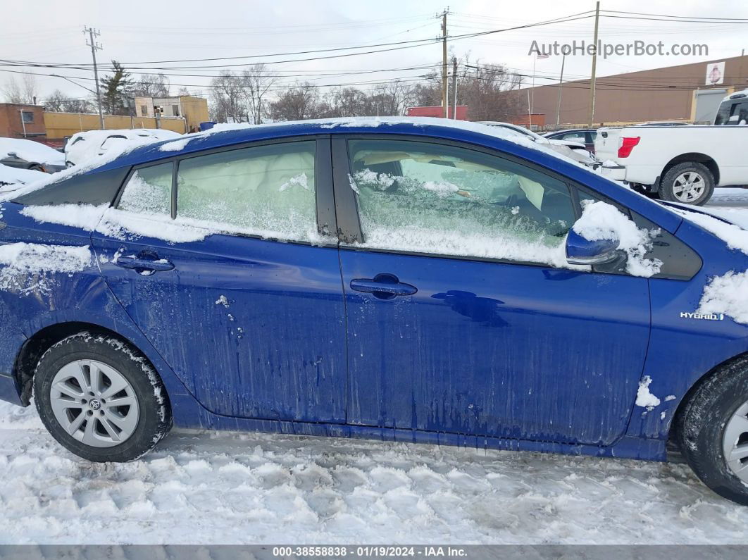 2017 Toyota Prius One Blue vin: JTDKBRFU9H3557971