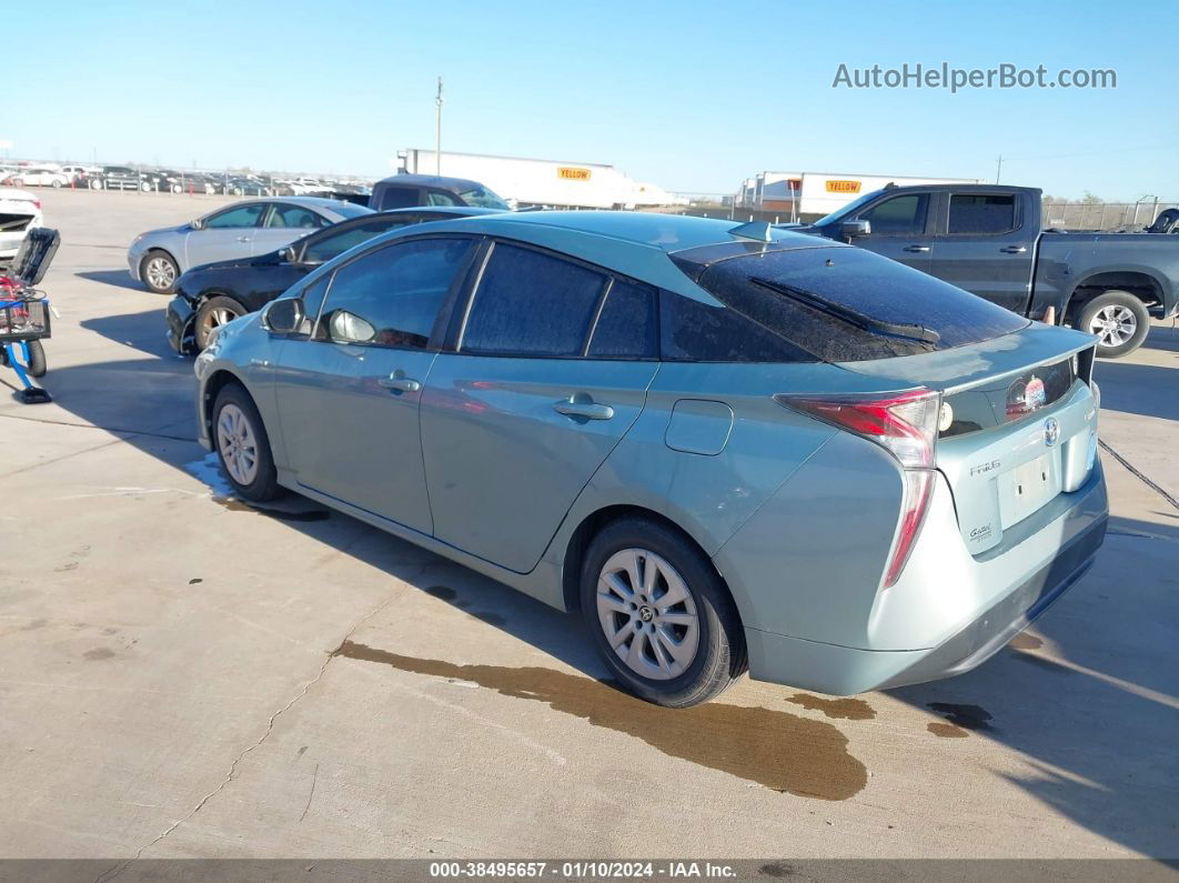 2016 Toyota Prius Light Blue vin: JTDKBRFUXG3010366