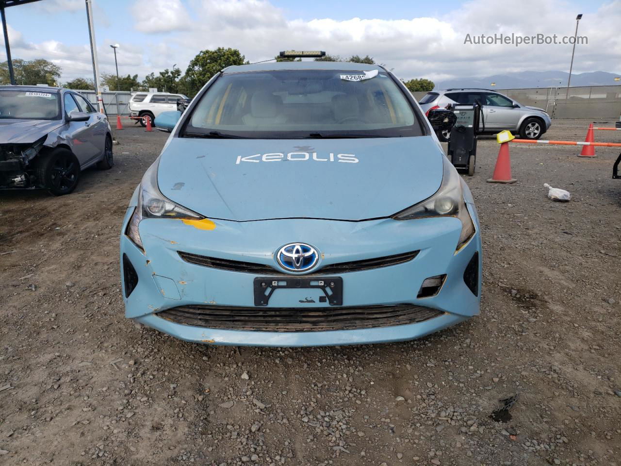 2016 Toyota Prius  Бирюзовый vin: JTDKBRFUXG3017396