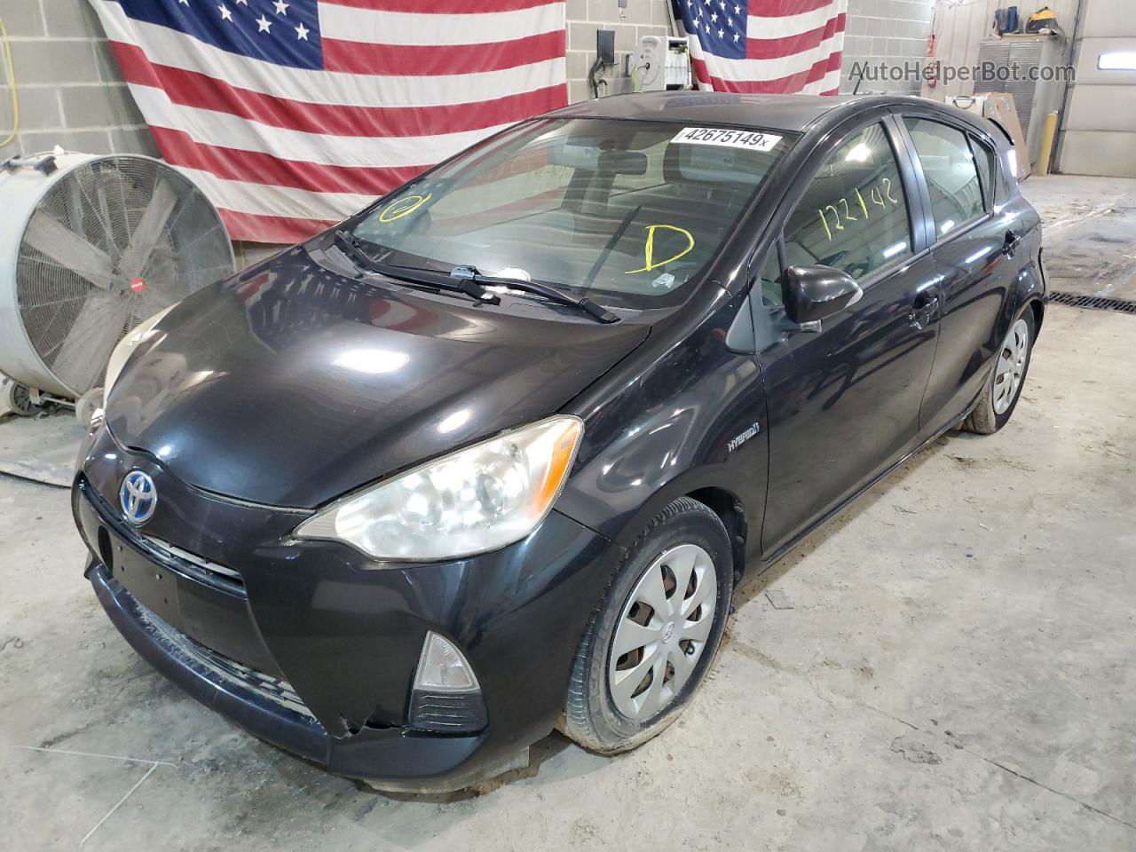 2012 Toyota Prius C Black vin: JTDKDTB30C1517111