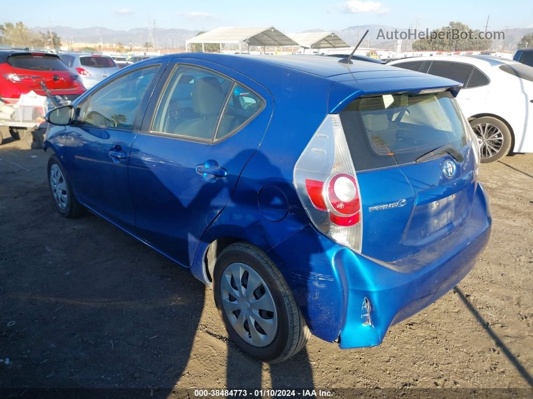 2014 Toyota Prius C Two Синий vin: JTDKDTB30E1558664