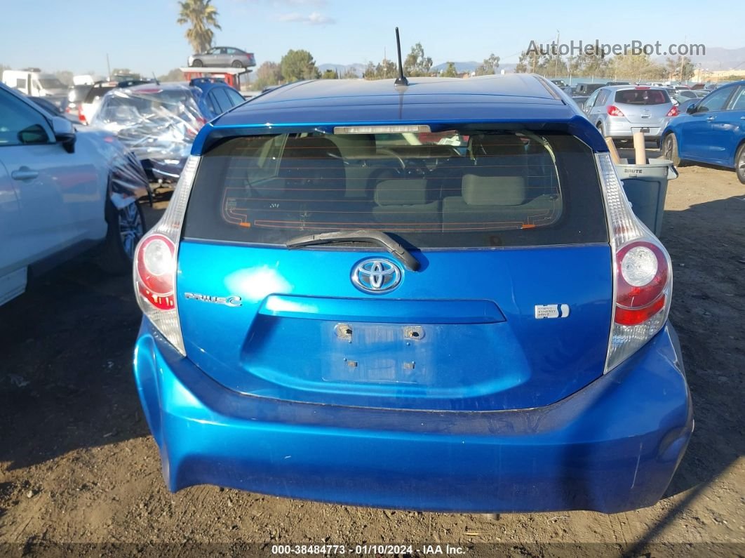 2014 Toyota Prius C Two Blue vin: JTDKDTB30E1558664