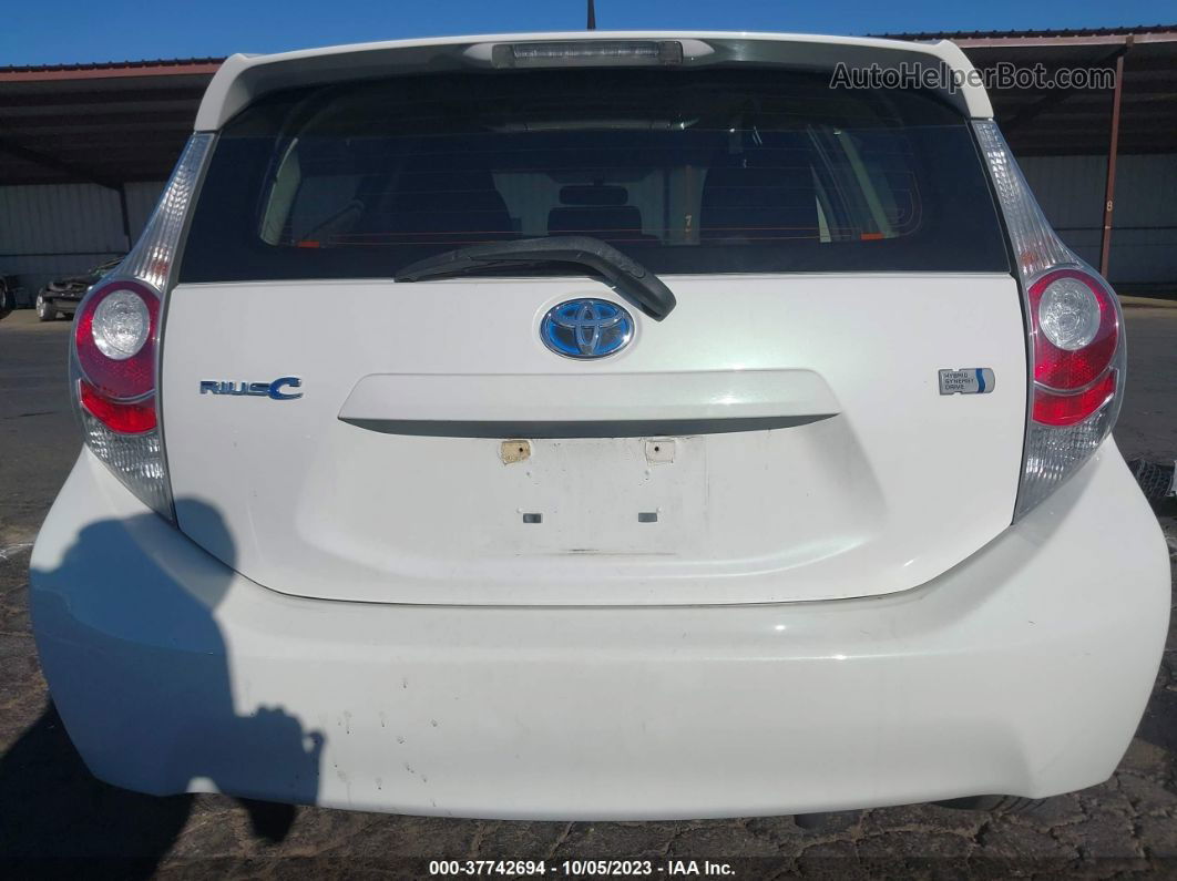 2014 Toyota Prius C One/three/two/four White vin: JTDKDTB30E1561189