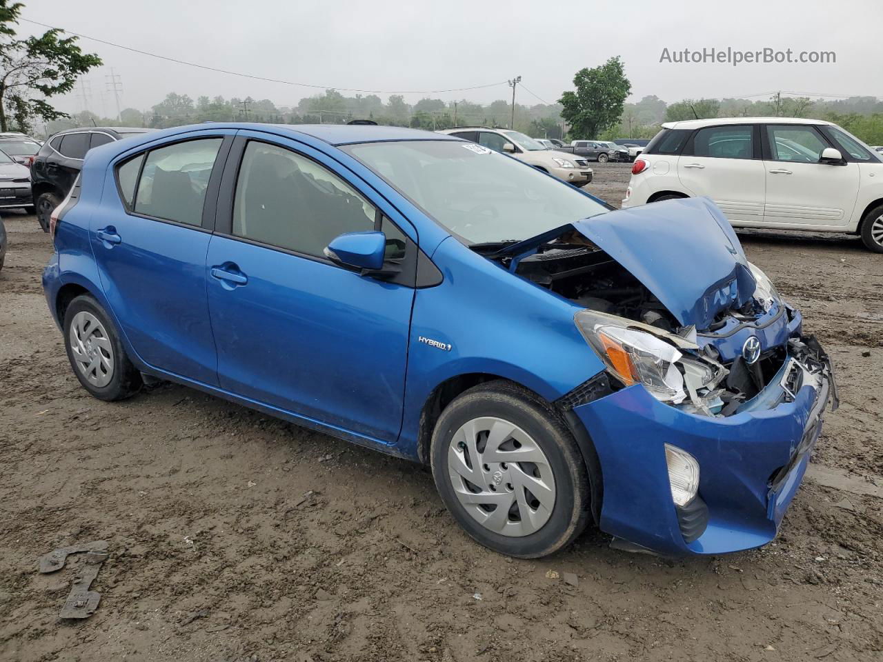 2016 Toyota Prius C  Blue vin: JTDKDTB30G1137286