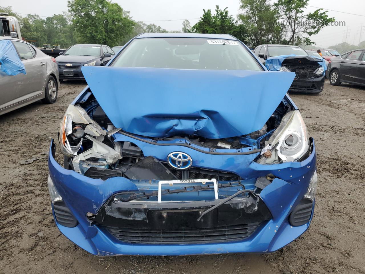 2016 Toyota Prius C  Blue vin: JTDKDTB30G1137286