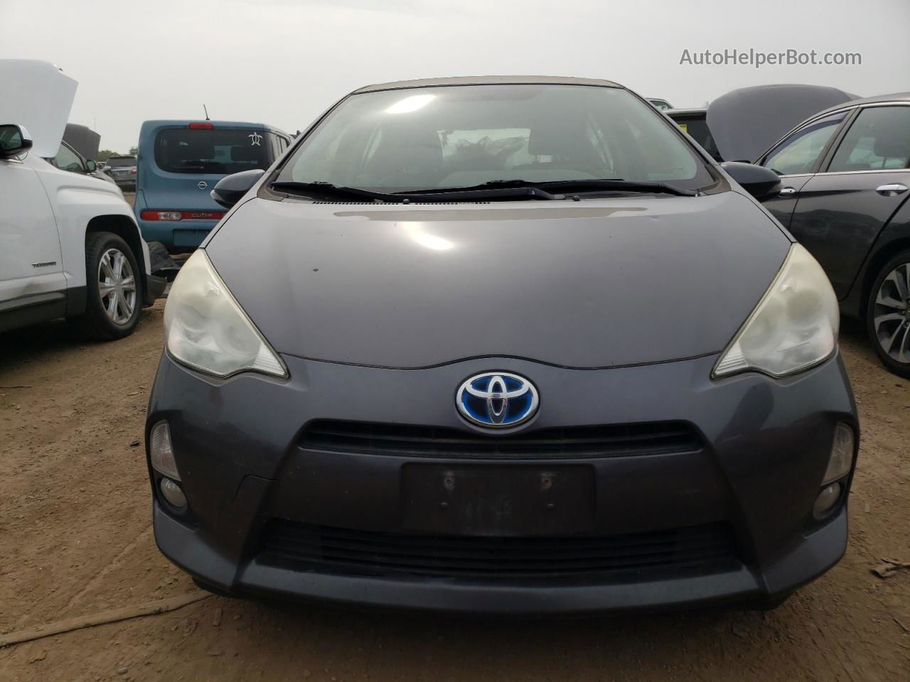 2012 Toyota Prius C  Gray vin: JTDKDTB31C1013067