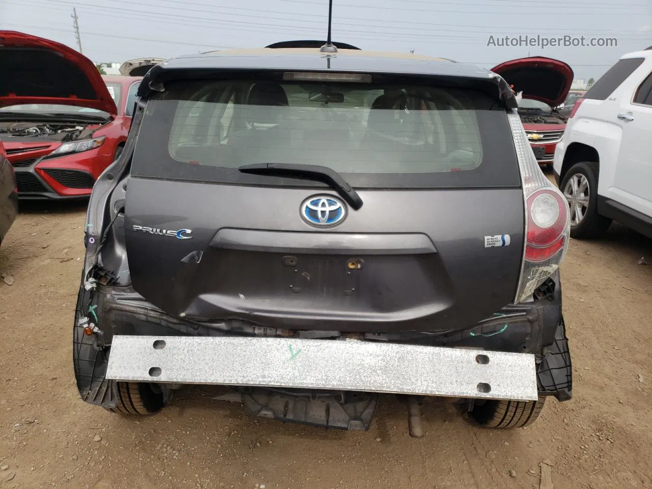 2012 Toyota Prius C  Gray vin: JTDKDTB31C1013067