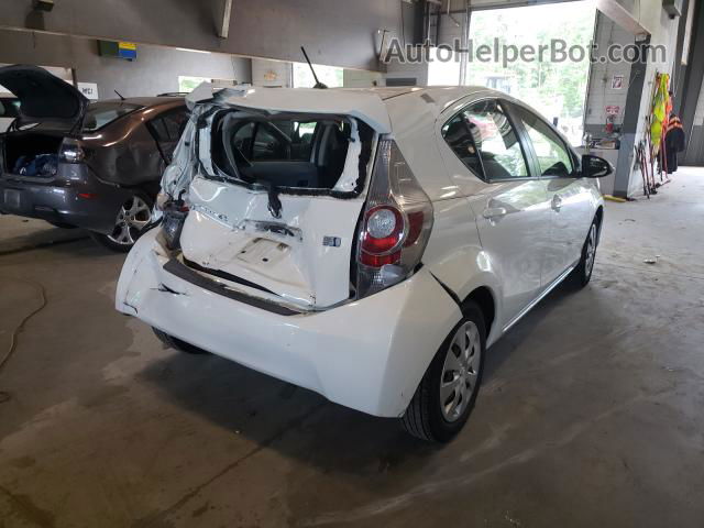 2012 Toyota Prius C  White vin: JTDKDTB31C1500320