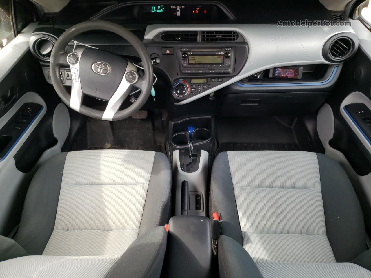 2012 Toyota Prius C  Gray vin: JTDKDTB31C1510751