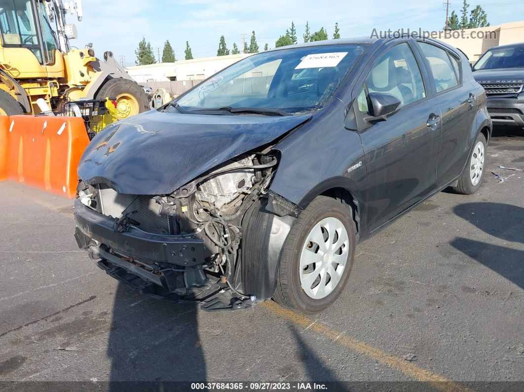 2014 Toyota Prius C One/three/two/four Gray vin: JTDKDTB31E1062398