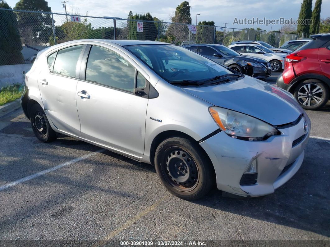 2014 Toyota Prius C One Silver vin: JTDKDTB31E1064815