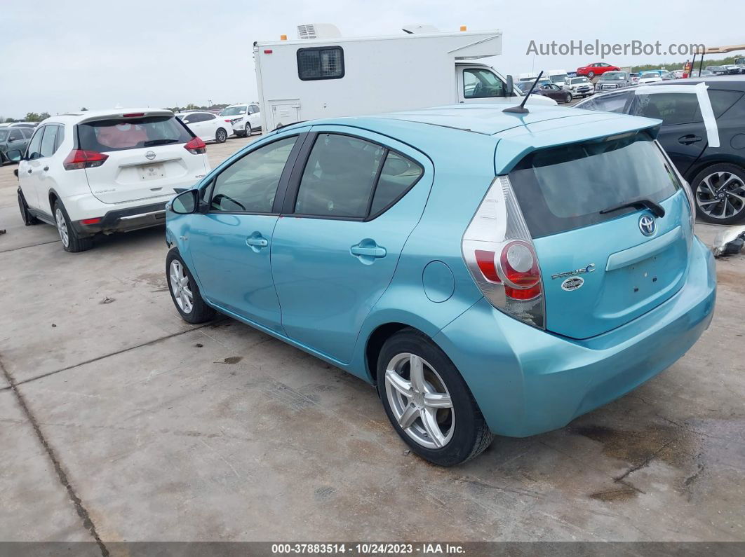 2014 Toyota Prius C Three Light Blue vin: JTDKDTB31E1069724