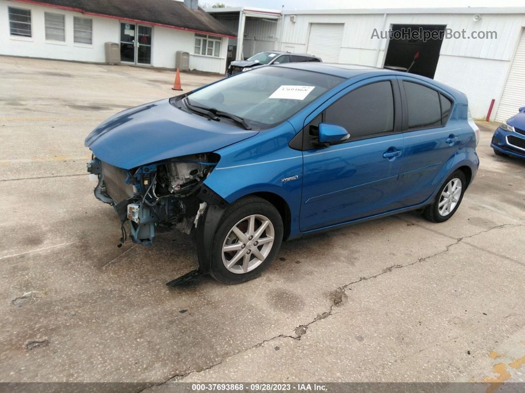 2014 Toyota Prius C Three Blue vin: JTDKDTB31E1071389