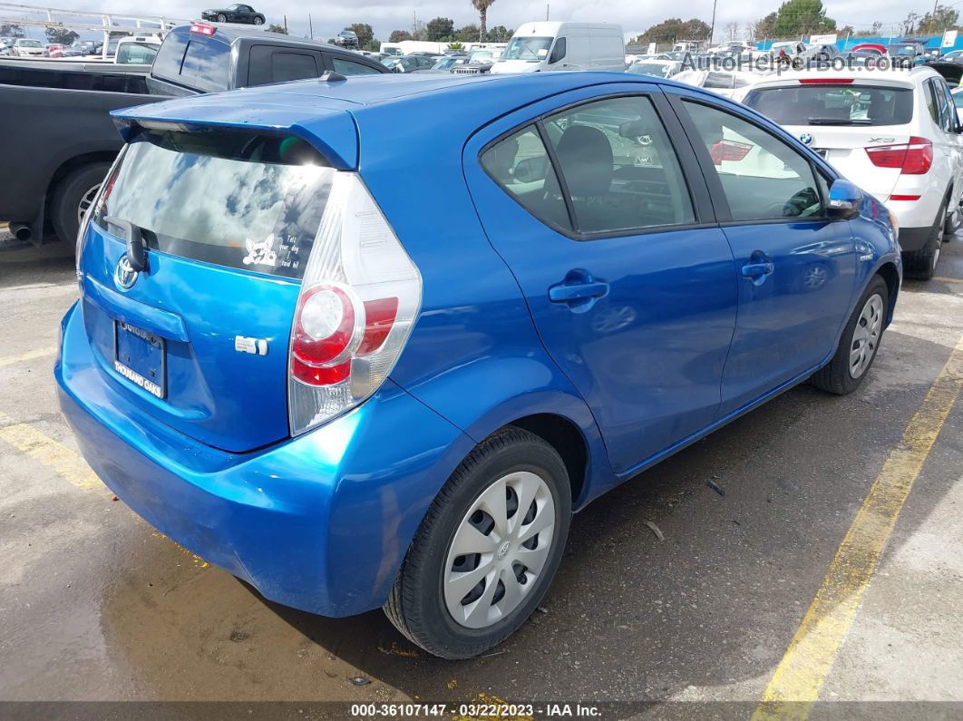 2014 Toyota Prius C One/three/two/four Синий vin: JTDKDTB31E1078648