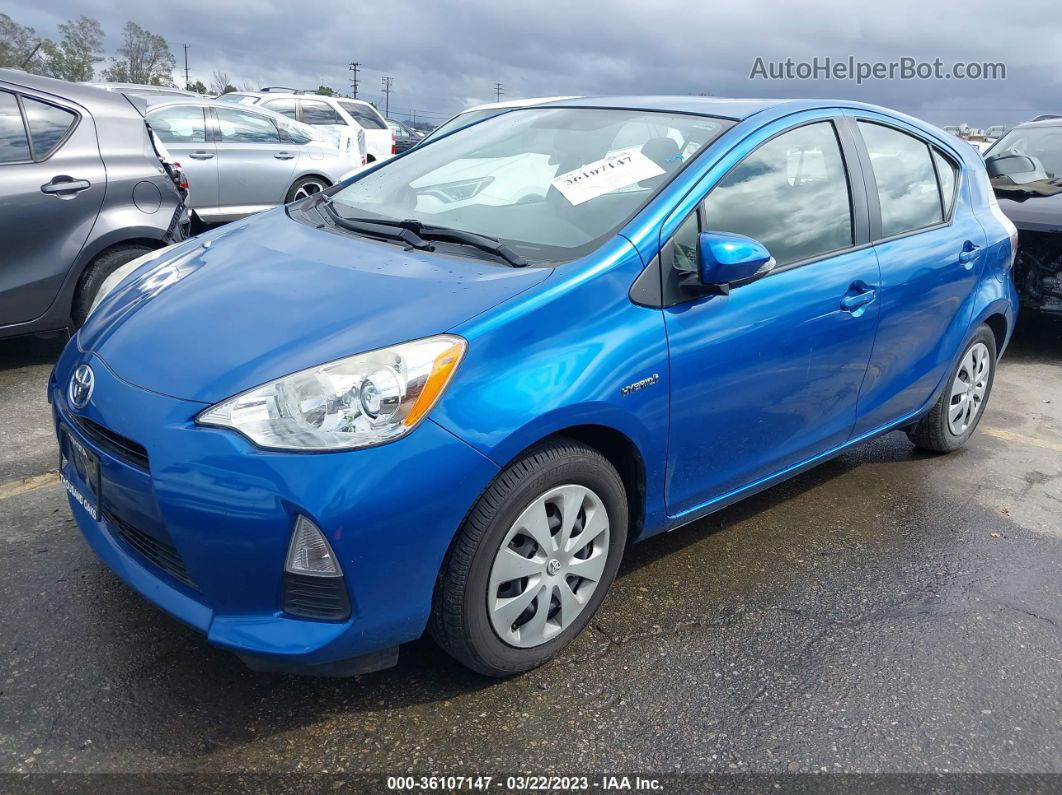 2014 Toyota Prius C One/three/two/four Синий vin: JTDKDTB31E1078648