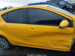 2014 Toyota Prius C Two Yellow vin: JTDKDTB31E1086040