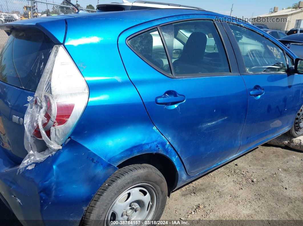 2014 Toyota Prius C One Blue vin: JTDKDTB31E1562917