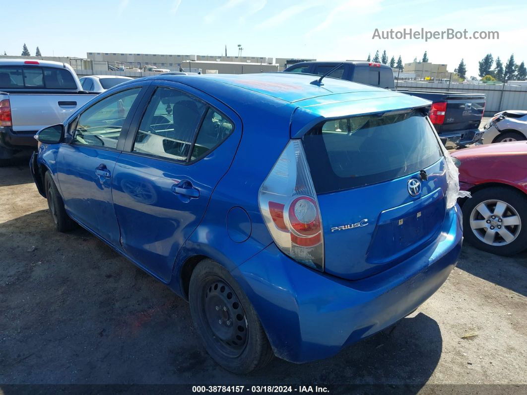 2014 Toyota Prius C One Blue vin: JTDKDTB31E1562917