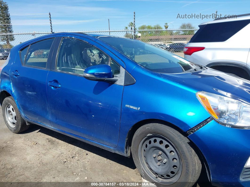 2014 Toyota Prius C One Blue vin: JTDKDTB31E1562917