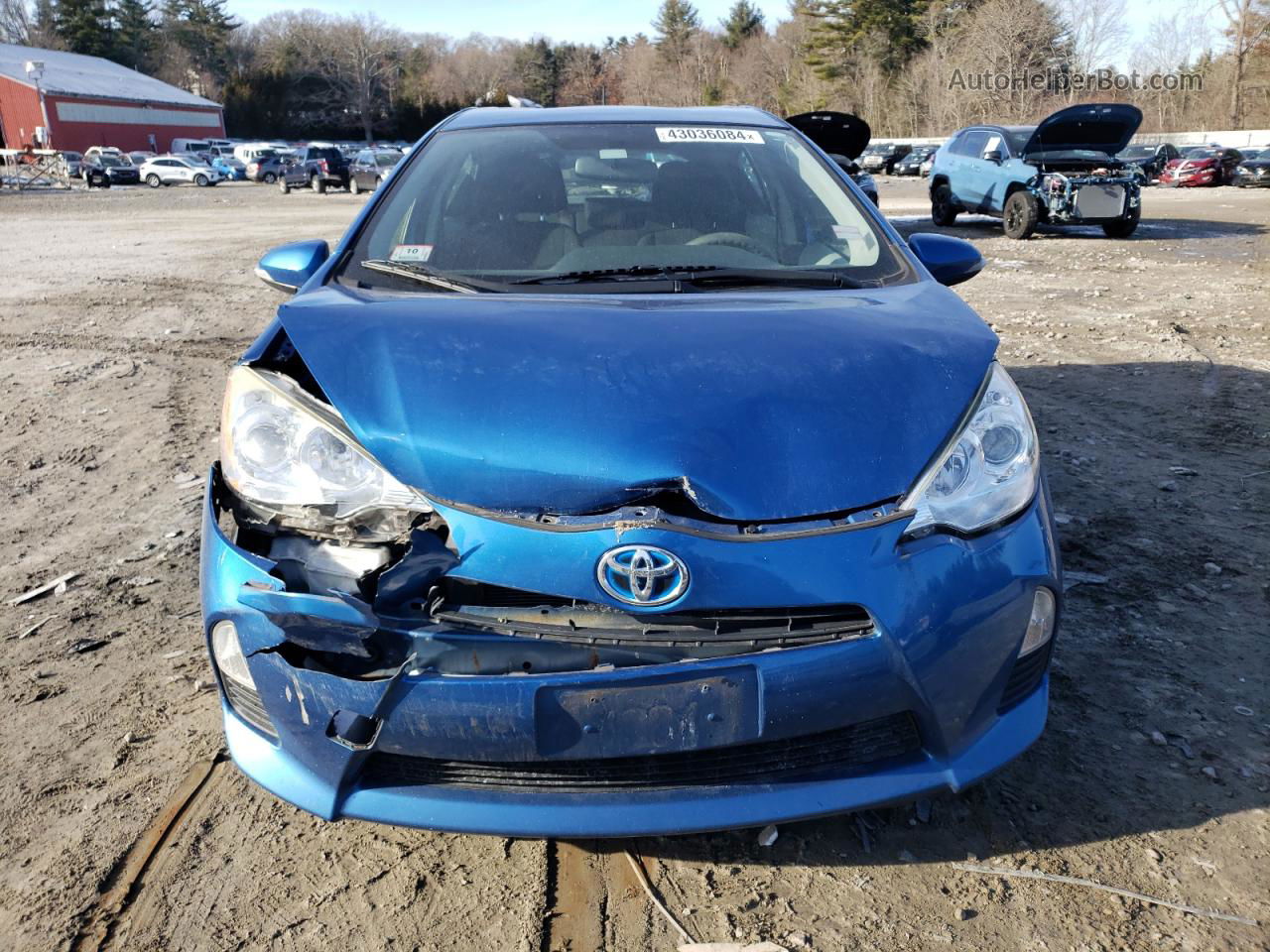 2014 Toyota Prius C  Синий vin: JTDKDTB31E1565039