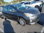 2014 Toyota Prius C One/three/two/four Gray vin: JTDKDTB31E1566627