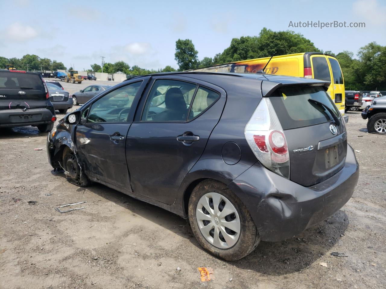 2014 Toyota Prius C  Gray vin: JTDKDTB31E1568720