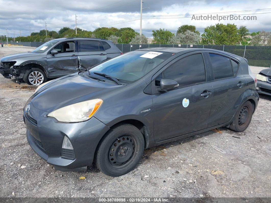 2014 Toyota Prius C One Gray vin: JTDKDTB31E1572668