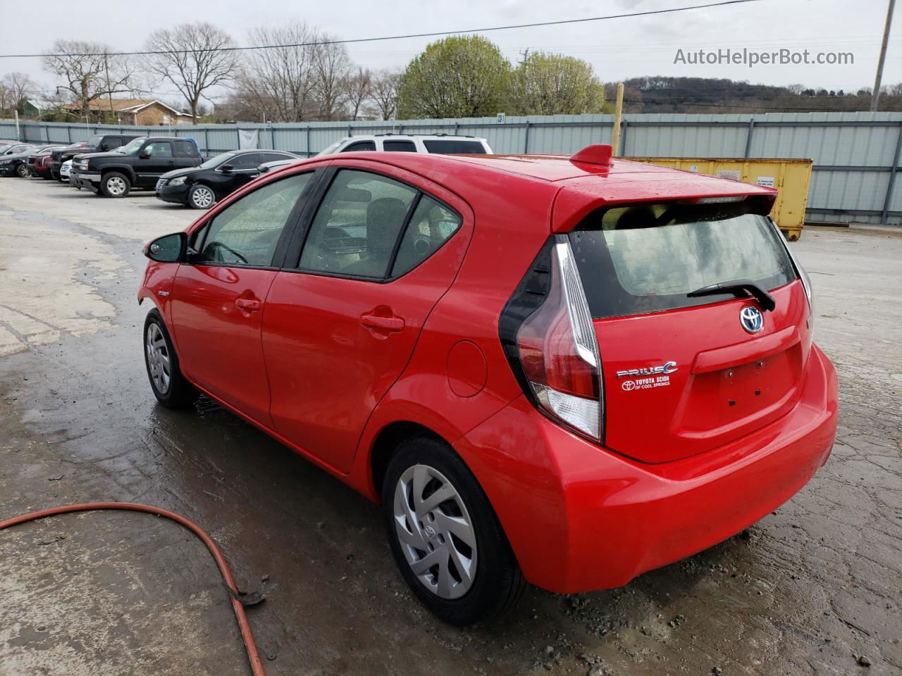 2015 Toyota Prius C  Red vin: JTDKDTB31F1098707