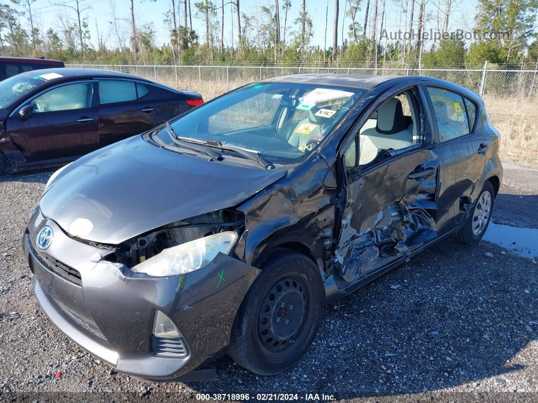 2014 Toyota Prius C One Gray vin: JTDKDTB32E1080182