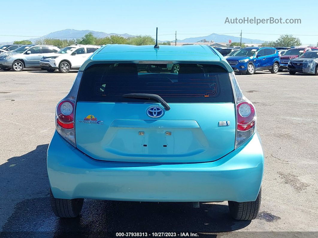 2014 Toyota Prius C One/three/two/four Light Blue vin: JTDKDTB32E1081655