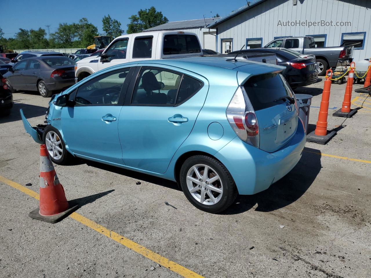 2012 Toyota Prius C  Blue vin: JTDKDTB33C1029805